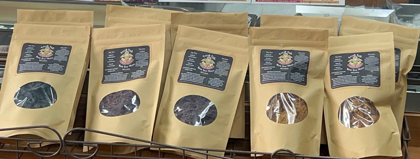 Raw St. Lucia Green Sea Moss – Chlorophyll-Boosted Vitality